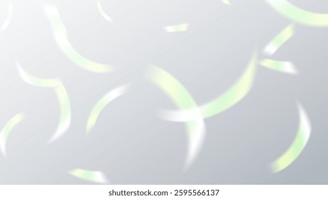 Multicolored light effect and zigzag ribbons and flare transparent effects.