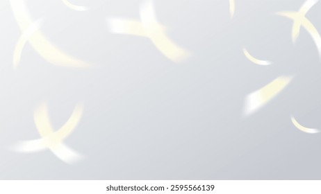 Multicolored light effect and zigzag ribbons and flare transparent effects.