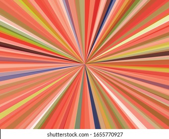 Multicolored light spreading in a beautiful retro style. For backgrounds, banners, cards or messages - vector