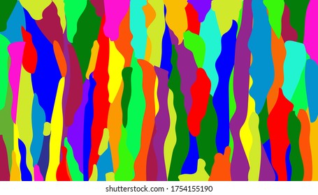 Multi-colored lines, background texture, illustration