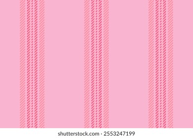 Multicolored lines seamless stripe, fit vertical background texture. List fabric textile pattern vector in light and red colors palette.