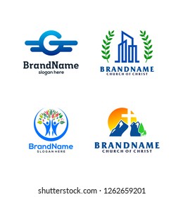 Multicolored Logo Pack Template 
