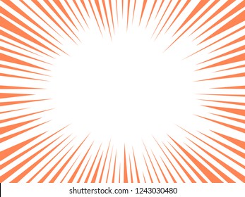 Multicolored manga. Vector illustration