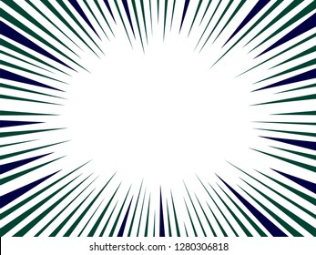 Multicolored Manga. Vector illustration
