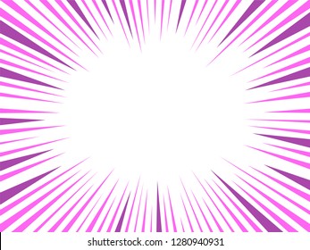 Multicolored Manga. Vector illustration