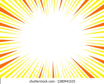 Multicolored Manga. Vector illustration
