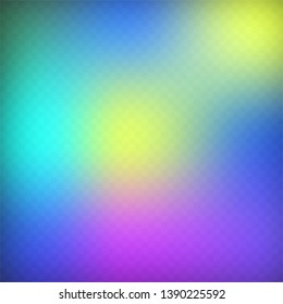 Multicolored mesh gradient on transparent background. Vector illustration