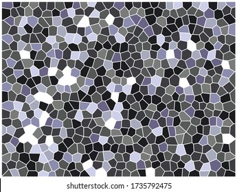 Textura de vidrio multicolor moderno de tinción, patrón de peine de miel / fondo de plantilla. Vector de mosaico de triángulos
