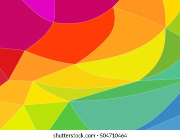 Multicolored mosaic background with copy space