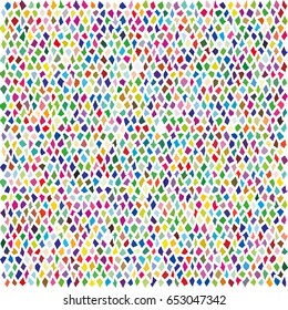 Multi-colored mosaic pattern. Beautiful, spectacular background and design. Vector illustration