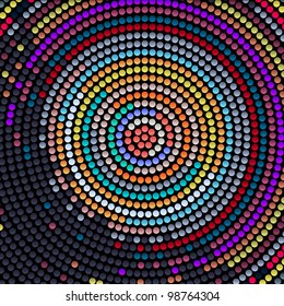 Multicolored mosaic.Vector abstract background