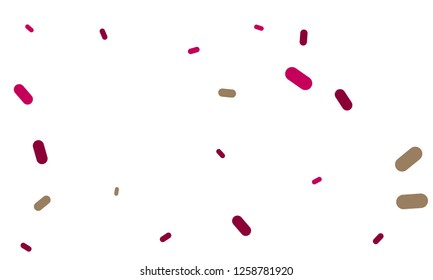 Multicolored Nice Green, Orange and Black Medical Pills isolated on white background