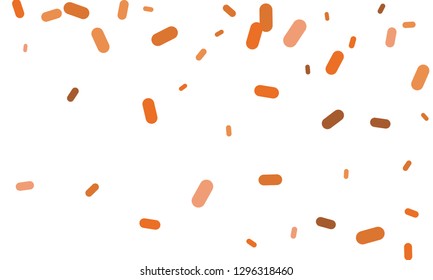 Multicolored Nice Green, Orange and Black Medical Pills isolated on white background