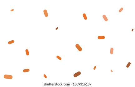 Multicolored Nice Green, Orange and Black Medical Pills isolated on white background