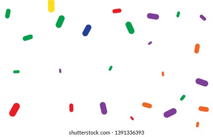 Multicolored Nice Green, Yellow and Red Medical Pills isolated on white background
