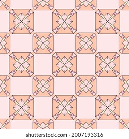 multicolored ornamental object seamless repeat pattern, repeat pattern for packaging, textile, wallpaper, curtains, gift wrapper, web background, and more. patterns added to the swatch panel.