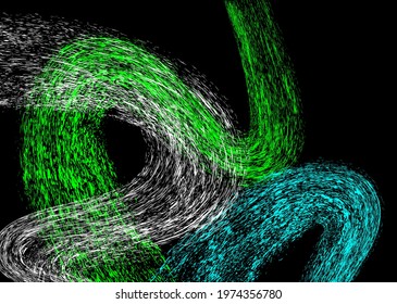 Multi-colored paint splashes, strokes. Design template for the design of banners, posters, booklets, covers, magazines. EPS 10
