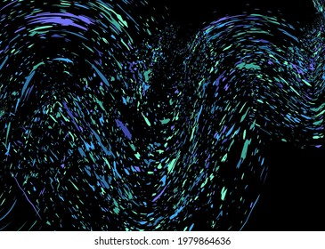 Multi-colored paint splashes, strokes. Design template for the design of banners, posters, booklets, covers, magazines. EPS 10