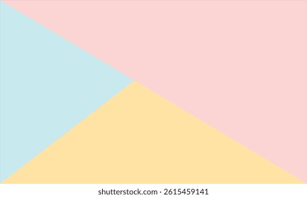 Multi-colored paper geometric abstract background of yellow, blue and pink colors.
