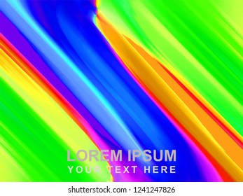 multicolored parallel moving lines background | abstract vibrant geometric striped pattern | retro illustration for template tablecloth fabric brochure or presentation concept design
