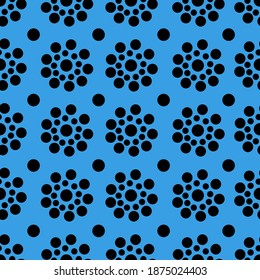 mehrfarbiges Muster mit Zeichnungen aus Kreisen 