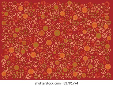 Multicolored pattern in ethnic Australian style