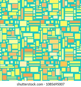 Multicolored pattern. Seamless background. Abstract geometric wallpaper of the surface. Bright colors. Print for polygraphy, posters, t-shirts and textiles. Unique texture. Doodle for design