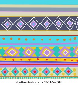 Multicolored patterns are folk patterns.Bright,arranged in layers,beautiful multicolored background