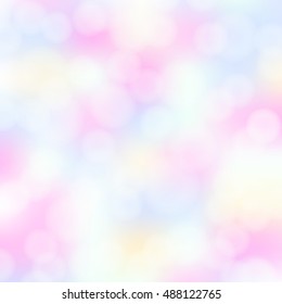 multicolored pink bokeh abstract background. vector illustration