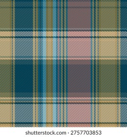 Multicolored plaid pattern design. modern textile design