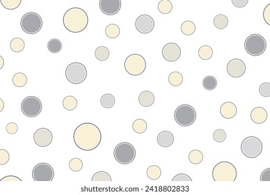 mehrfarbiger Polka-Dotmuster-Hintergrund