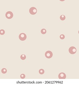 Multicolored polka dots pattern. Graphic stylish seamless vector background for fabric, textile, wrapping etc.