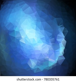 Multicolored polygonal mosaic background, vector abstract illustration, creative business design templates. Low Poly. Endlessly repeating shapes.