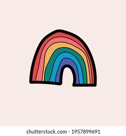 Multicolored rainbow. Rainbow pride flag include of Lesbian, gay, bisexual, and transgender flag of LGBT organization. Lgbt concept against homosexual discrimination. Vector illustration