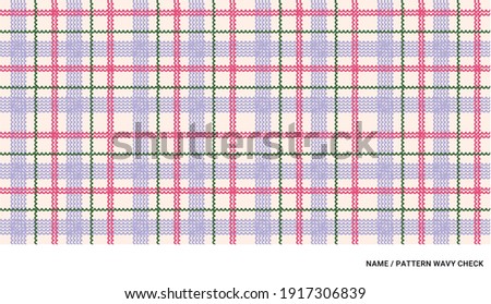 multicolored rapport check pattern from wavy lines