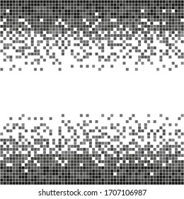 Multi-colored rectangular pixel background. The texture consisting of multi-colored squares. Vector background. Illustration of abstract texture with squares. 