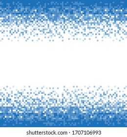 Multi-colored rectangular pixel background. The texture consisting of multi-colored squares. Vector background. Illustration of abstract texture with squares. 