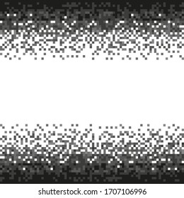 Multi-colored rectangular pixel background. The texture consisting of multi-colored squares. Vector background. Illustration of abstract texture with squares. 