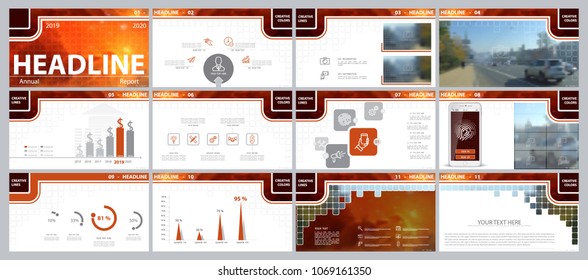 Multicolored, red, elements for infographics on a white background.The best set of presentation templates.Presentation,leaflet and flyer,corporate report, marketing,advertising,supernova,annual report