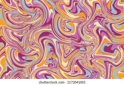 Multi-colored repeating creative graphic illustration. Vibrant seamless color ink. White repeating fluid vector effect. Vector seamless fabric texture colorful repeating oil.