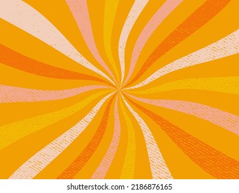Multicolored retro grunge texture in spiral and swirling position.