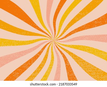 Multicolored retro grunge texture in spiral and swirling position.