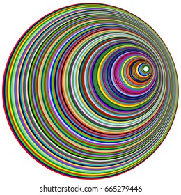 Multi-colored rings, colored background for posters, postcards