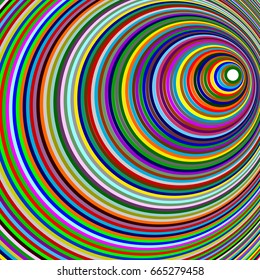 Multi-colored rings, colored background for posters, postcards
