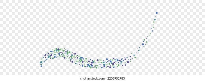 Multicolored Round Background Transparent Vector. Element Fiesta Design. Colorful Wedding. Rainbow Geometric Isolated. Polka Falling Illustration.
