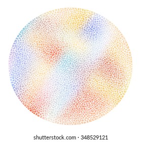 Multicolored Round Mosaic