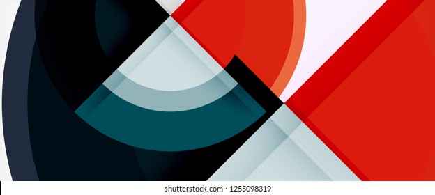 Fondo abstracto de formas redondeadas multicolores, ilustración vectorial