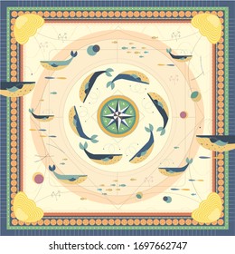 Multicolored Scarf Pattern Design

- Usage in merchandise, clothing, and artwork
- Usage in web or print design templates