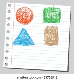 mehrfarbige Schreiber