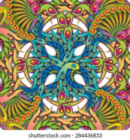 Multicolored seamles pattern